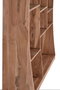 GINER Y COLOMER Bibliothèque en Bois d'Acacia Naturelle - 200 cm de Haut x 120 cm de Large - Meuble à Assembler avec Grand Espace de Rangement